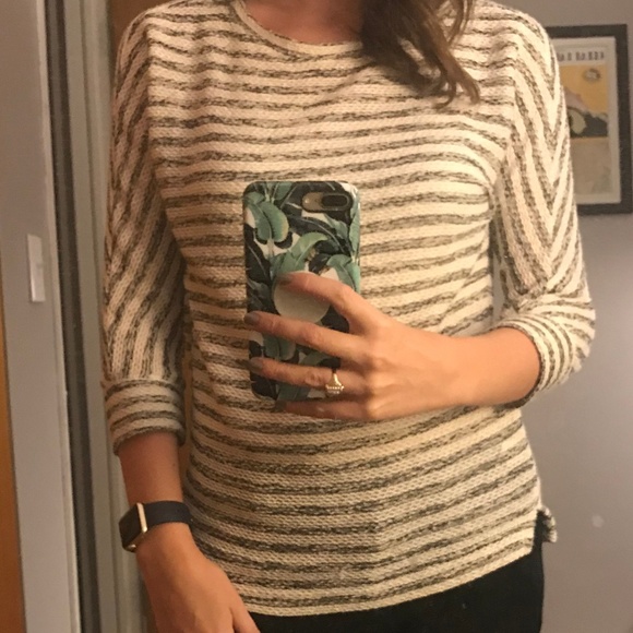 LOFT Lou & Grey Striped Sweater - Picture 1 of 5